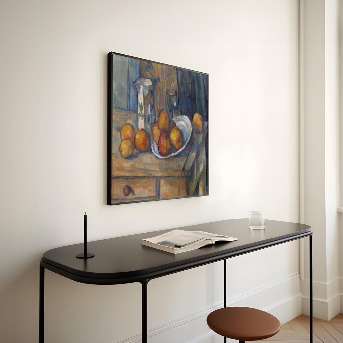 Paul Cezanne — Still Life with Milk Jug and Fruit | Fine Art Print
