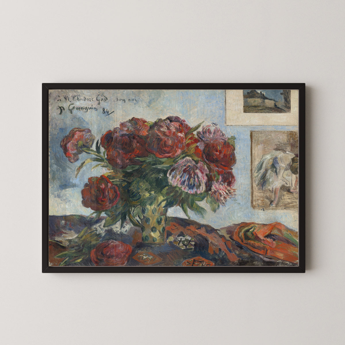 Paul Gauguin — Still Life with Peonies | Fine Art Print