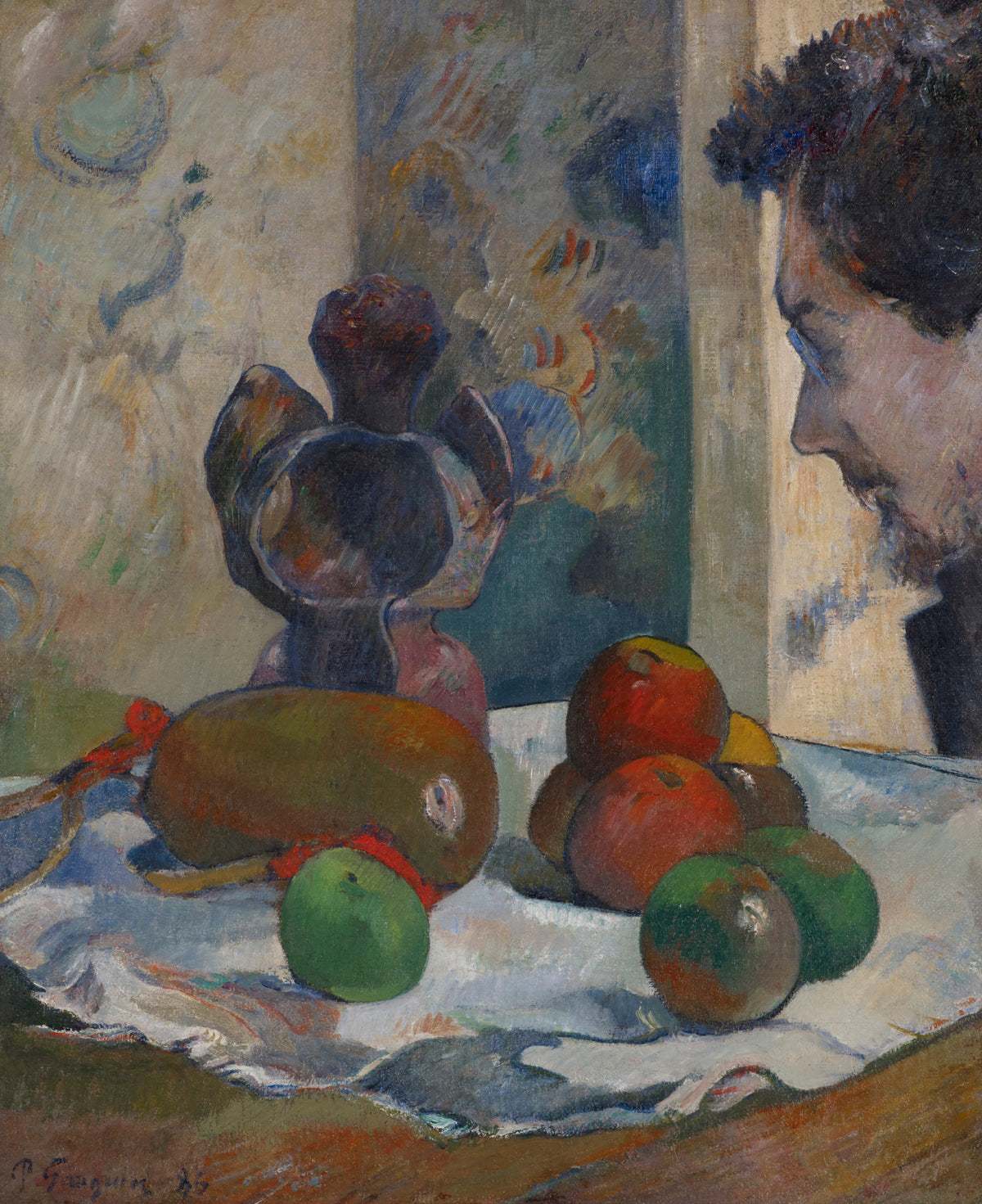 Paul Gauguin — Still Life with Profile of Laval | Fine Art Print