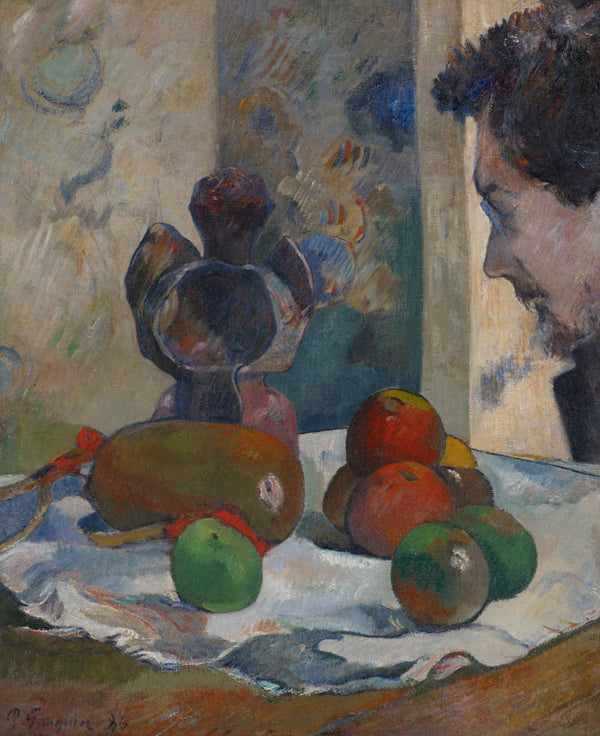 Paul Gauguin — Still Life with Profile of Laval | Fine Art Print