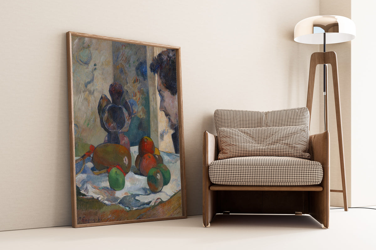 Paul Gauguin — Still Life with Profile of Laval | Fine Art Print