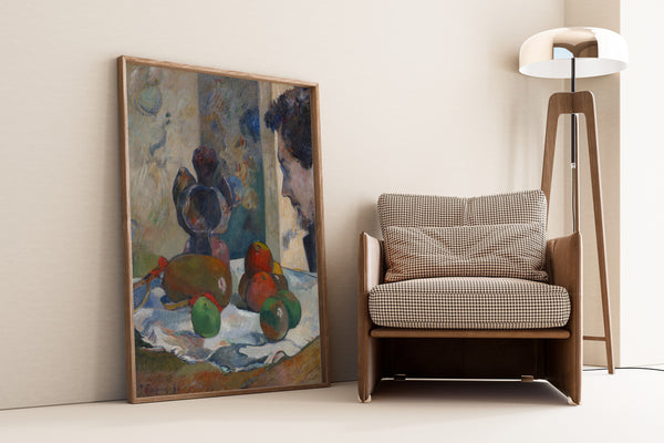 Paul Gauguin — Still Life with Profile of Laval | Fine Art Print