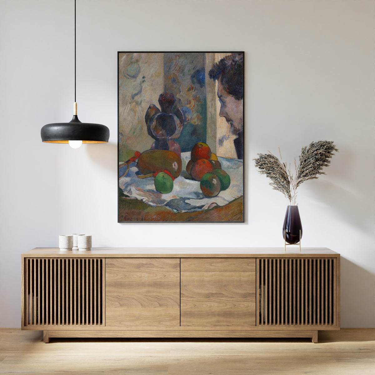 Paul Gauguin — Still Life with Profile of Laval | Fine Art Print