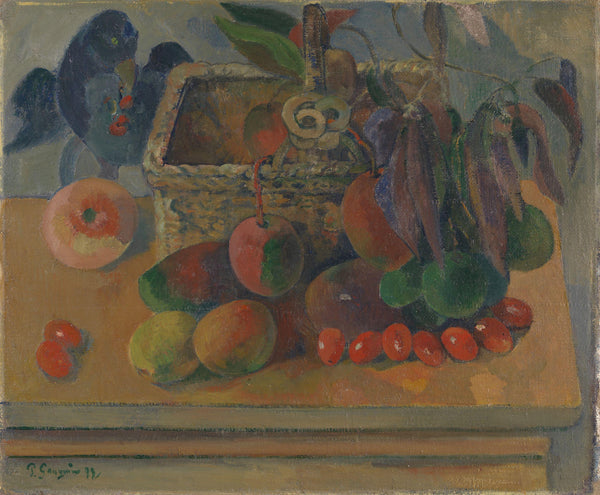 Paul Gauguin — Still Life with Square Basket | Fine Art Print