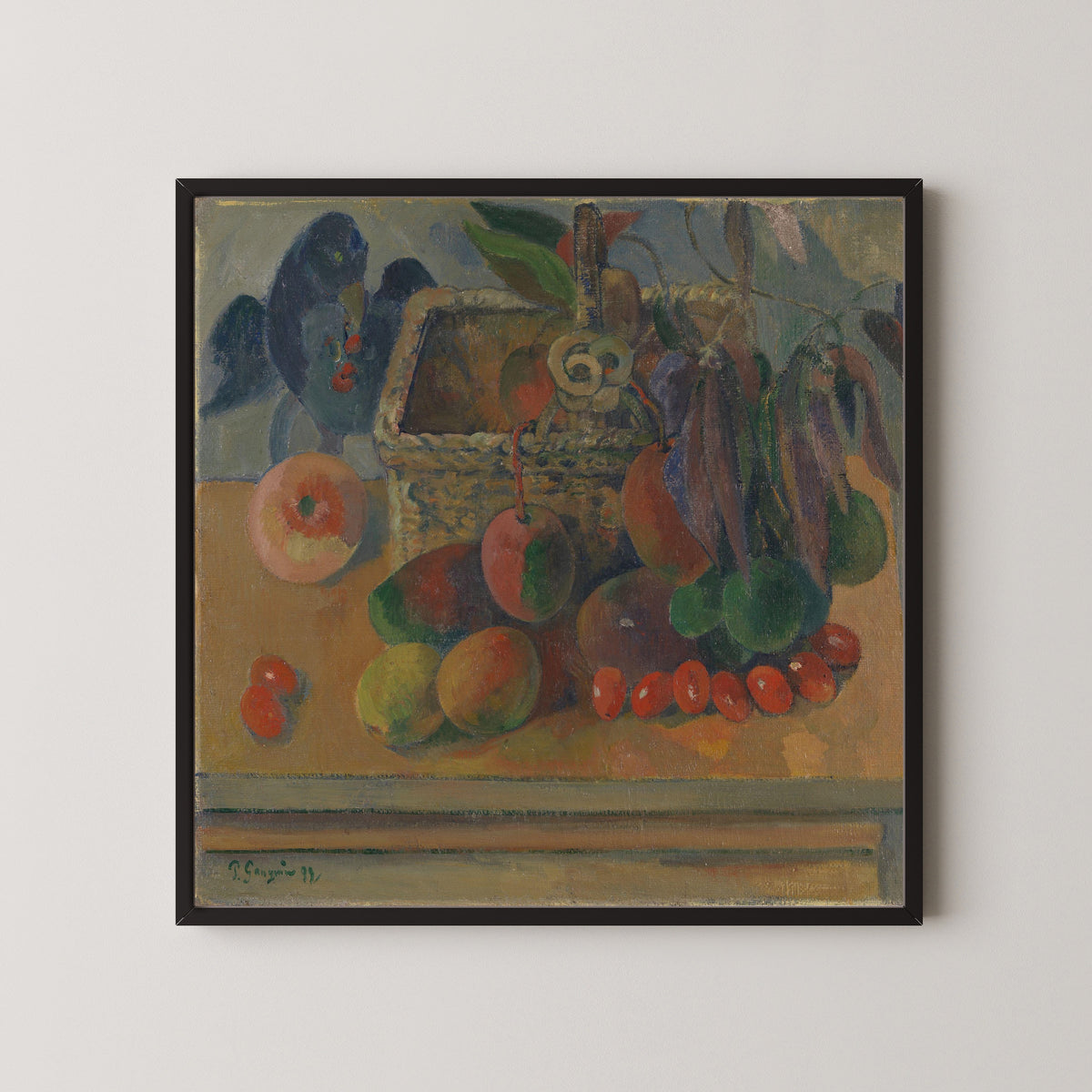 Paul Gauguin — Still Life with Square Basket | Fine Art Print