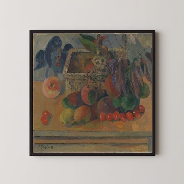 Paul Gauguin — Still Life with Square Basket | Fine Art Print