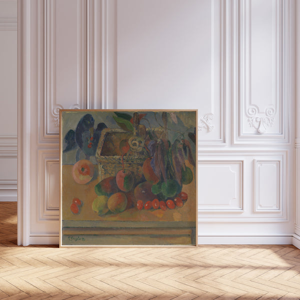 Paul Gauguin — Still Life with Square Basket | Fine Art Print