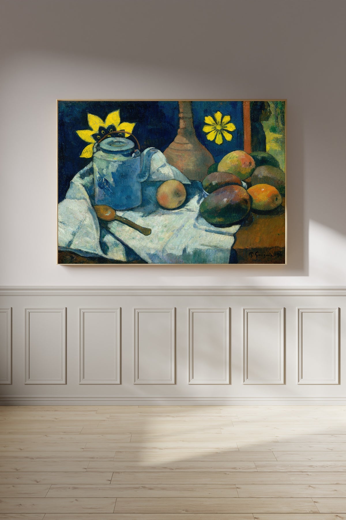 Paul Gauguin — Still Life with Teapot and Fruit | Fine Art Print