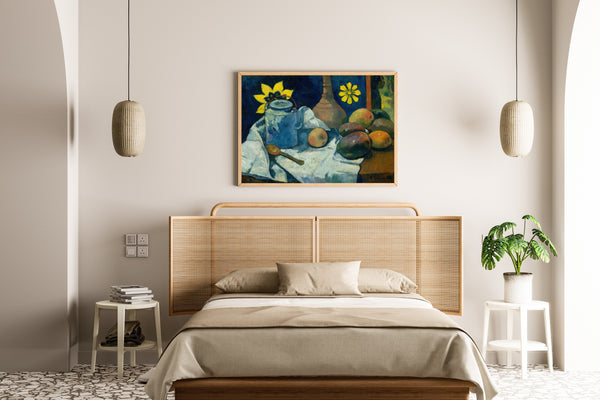 Paul Gauguin — Still Life with Teapot and Fruit | Fine Art Print
