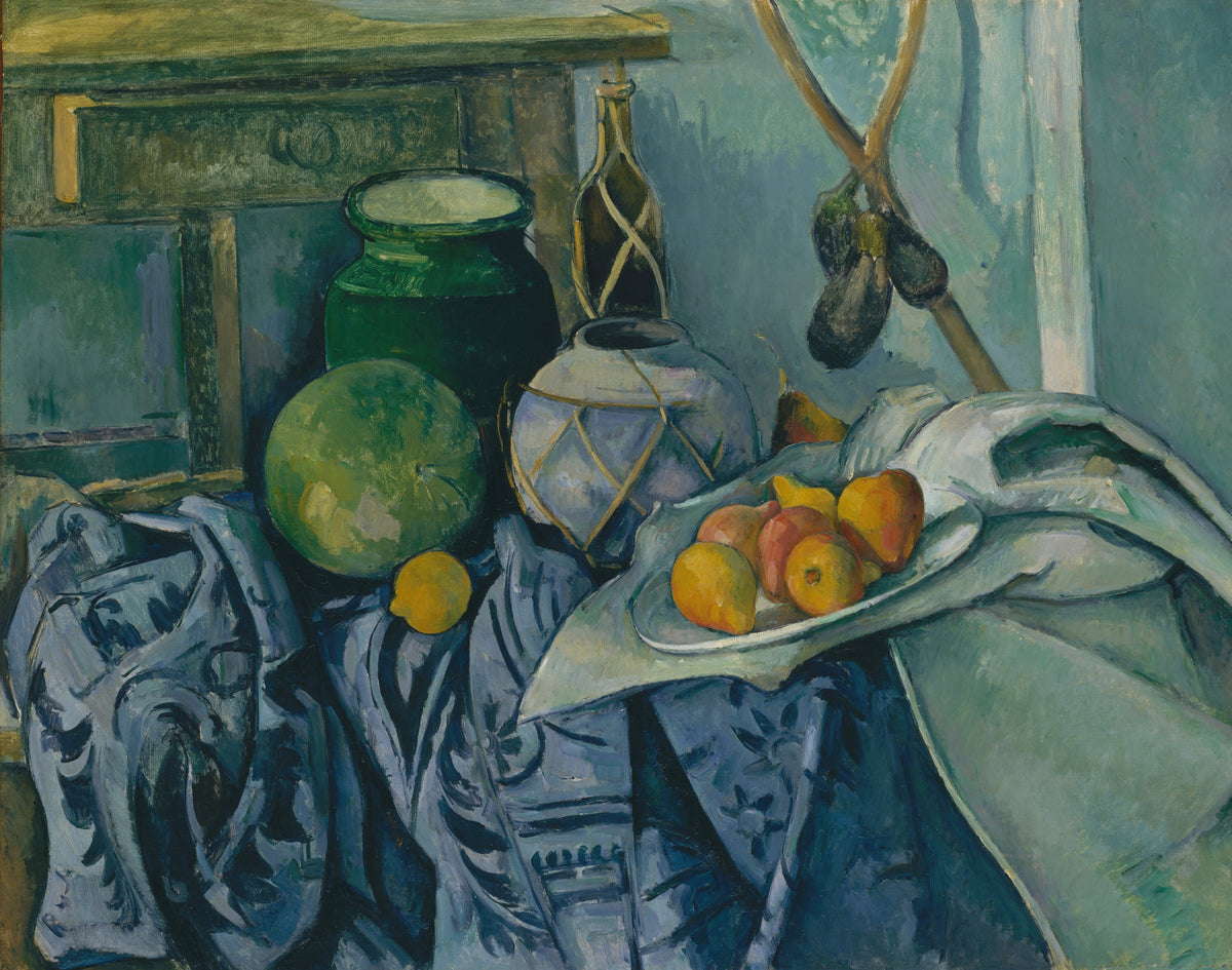 Paul Cezanne — Still Life with a Ginger Jar and Eggplants | Fine Art Print