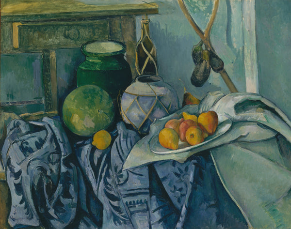 Paul Cezanne — Still Life with a Ginger Jar and Eggplants | Fine Art Print
