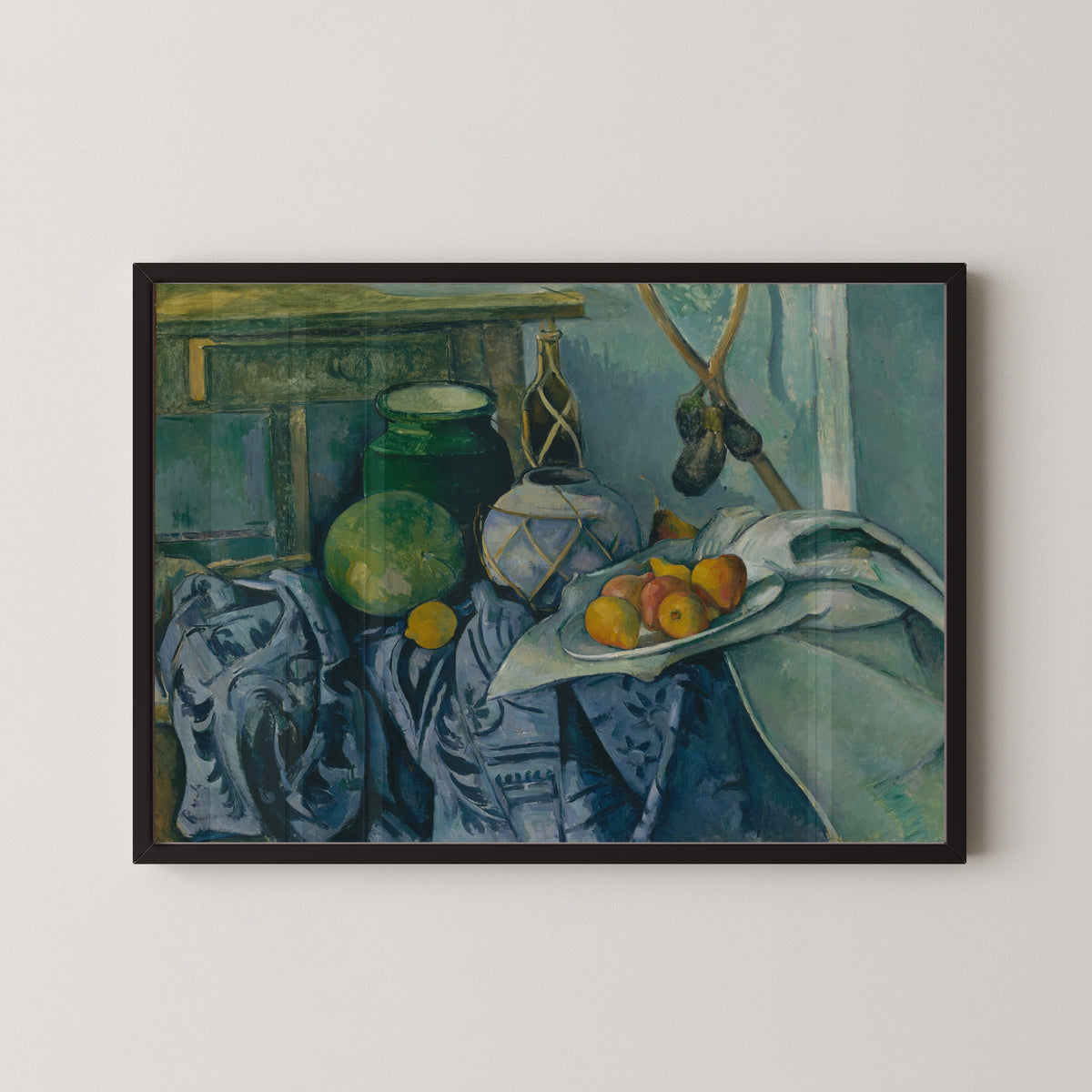 Paul Cezanne — Still Life with a Ginger Jar and Eggplants | Fine Art Print