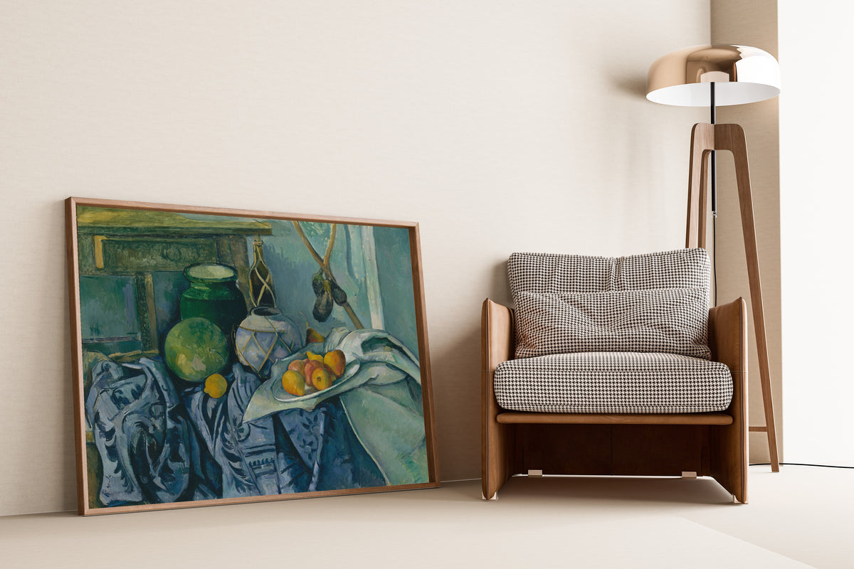 Paul Cezanne — Still Life with a Ginger Jar and Eggplants | Fine Art Print