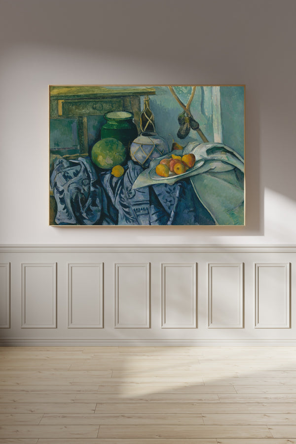 Paul Cezanne — Still Life with a Ginger Jar and Eggplants | Fine Art Print