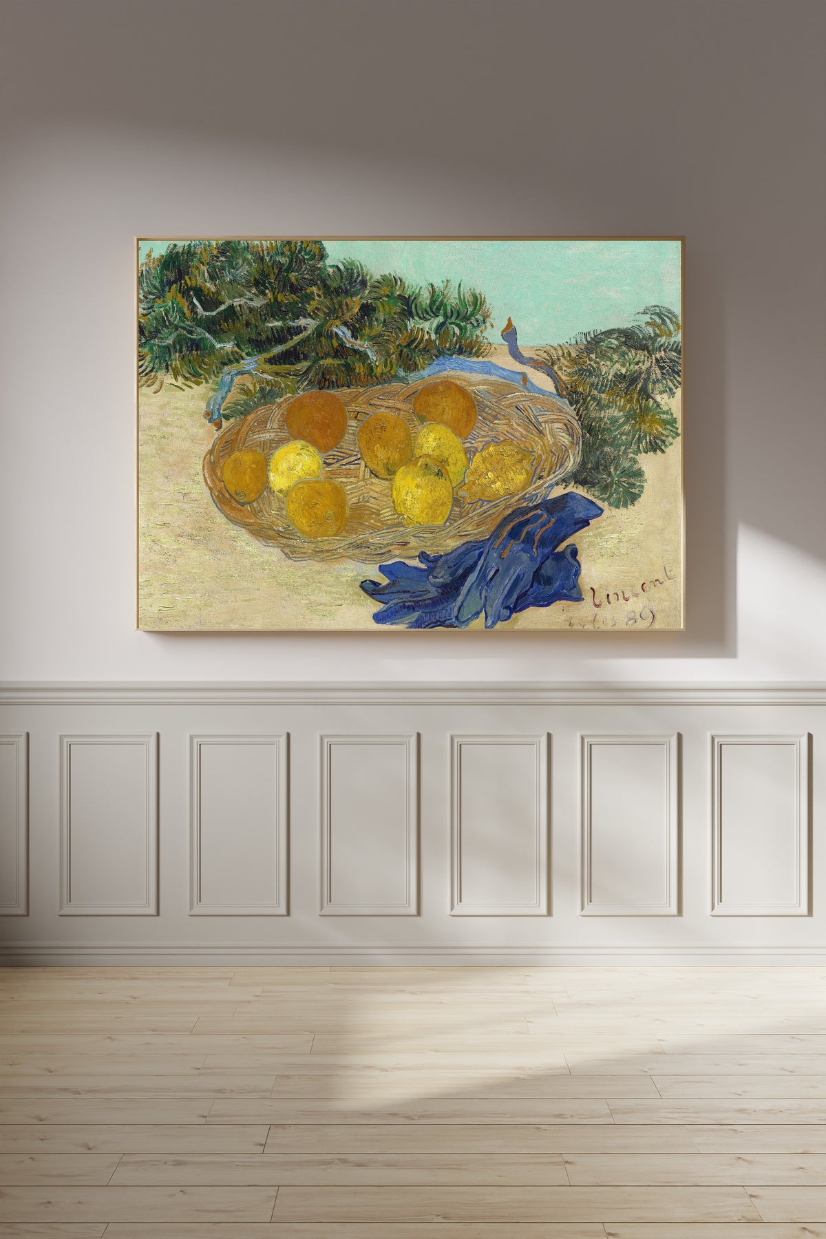 Vincent van Gogh — Still Life of Oranges and Lemons with Blue Gloves | Fine Art Print