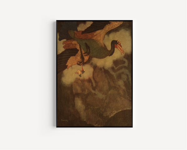 Edmund Dulac — Stories from the Arabian Nights: The Rokh | Fairy Tale Illustration Print