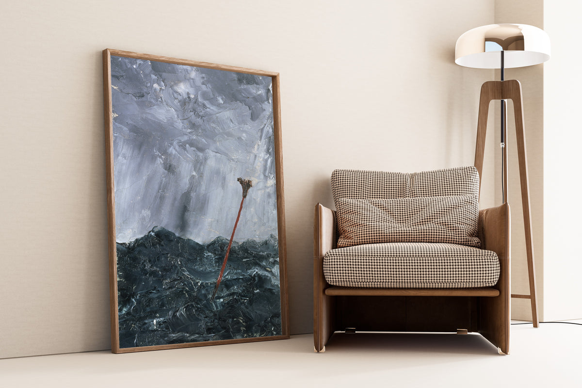 August Strindberg — Stormy Sea, Broom Buoy | Fine Art Print