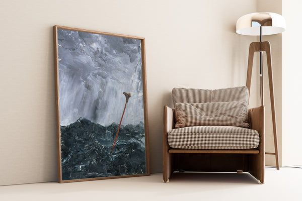 August Strindberg — Stormy Sea, Broom Buoy | Fine Art Print