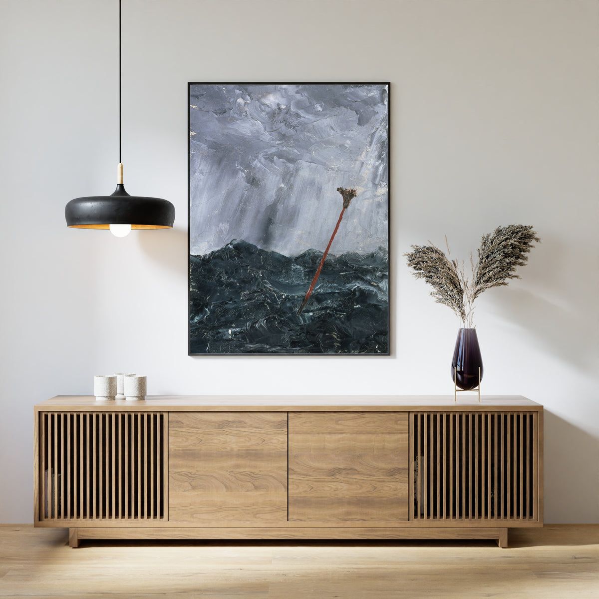 August Strindberg — Stormy Sea, Broom Buoy | Fine Art Print
