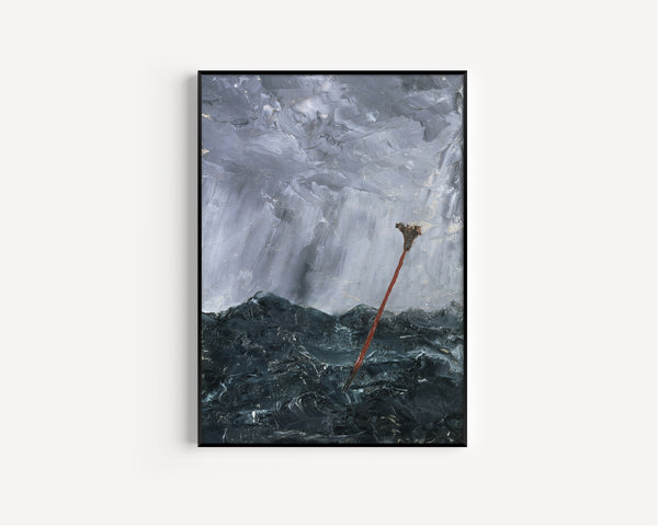 August Strindberg — Stormy Sea, Broom Buoy | Fine Art Print