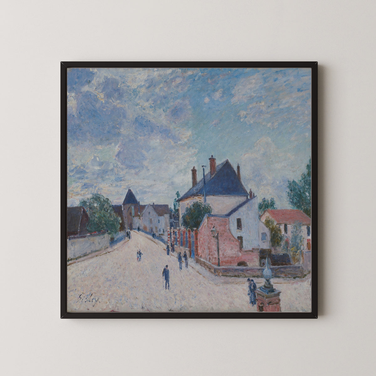 Alfred Sisley — Street in Moret | Fine Art Print