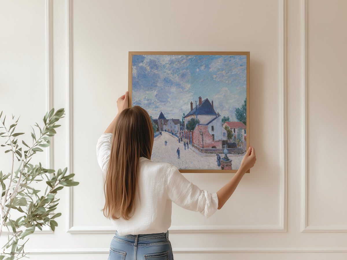 Alfred Sisley — Street in Moret | Fine Art Print