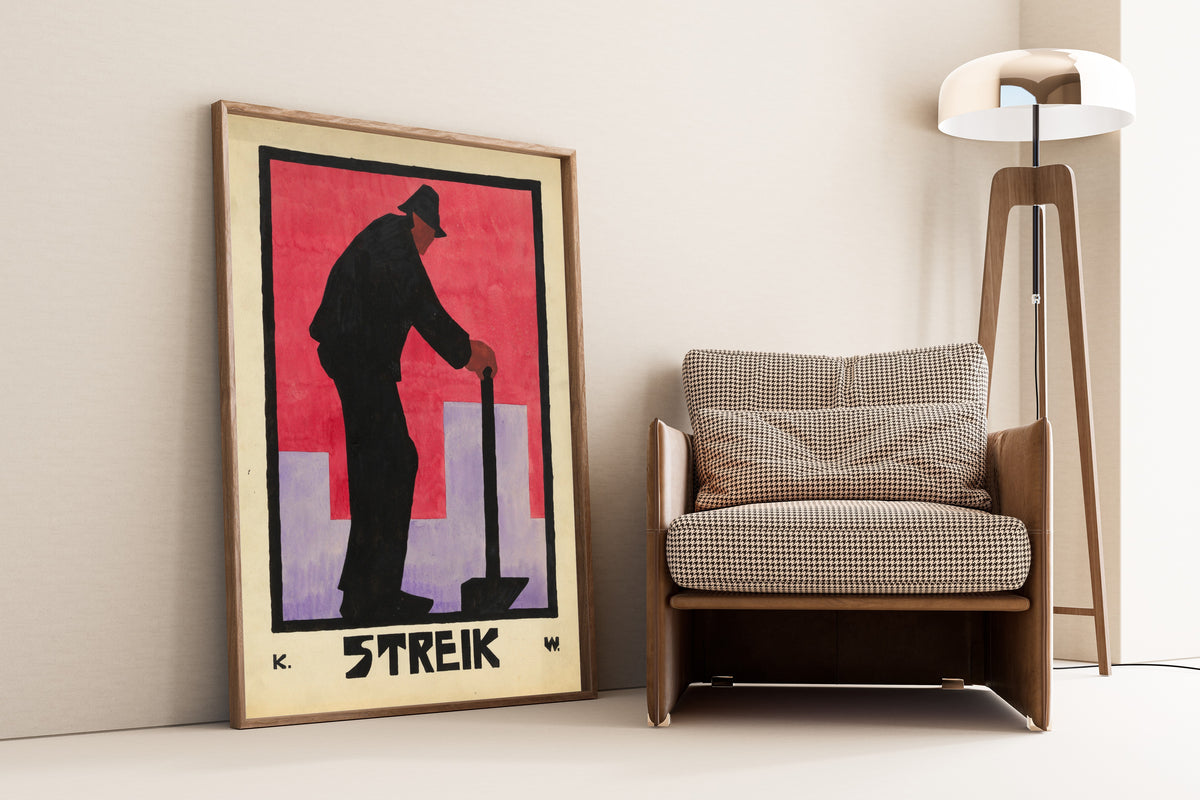 Karl Wiener — Streik (Strike) | Vintage Poster Print