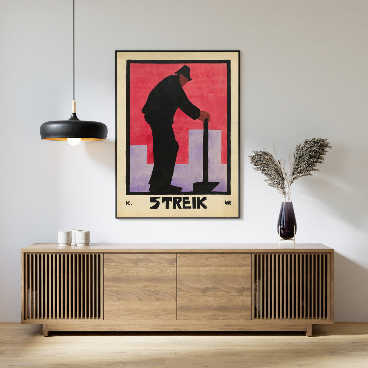 Karl Wiener — Streik (Strike) | Vintage Poster Print