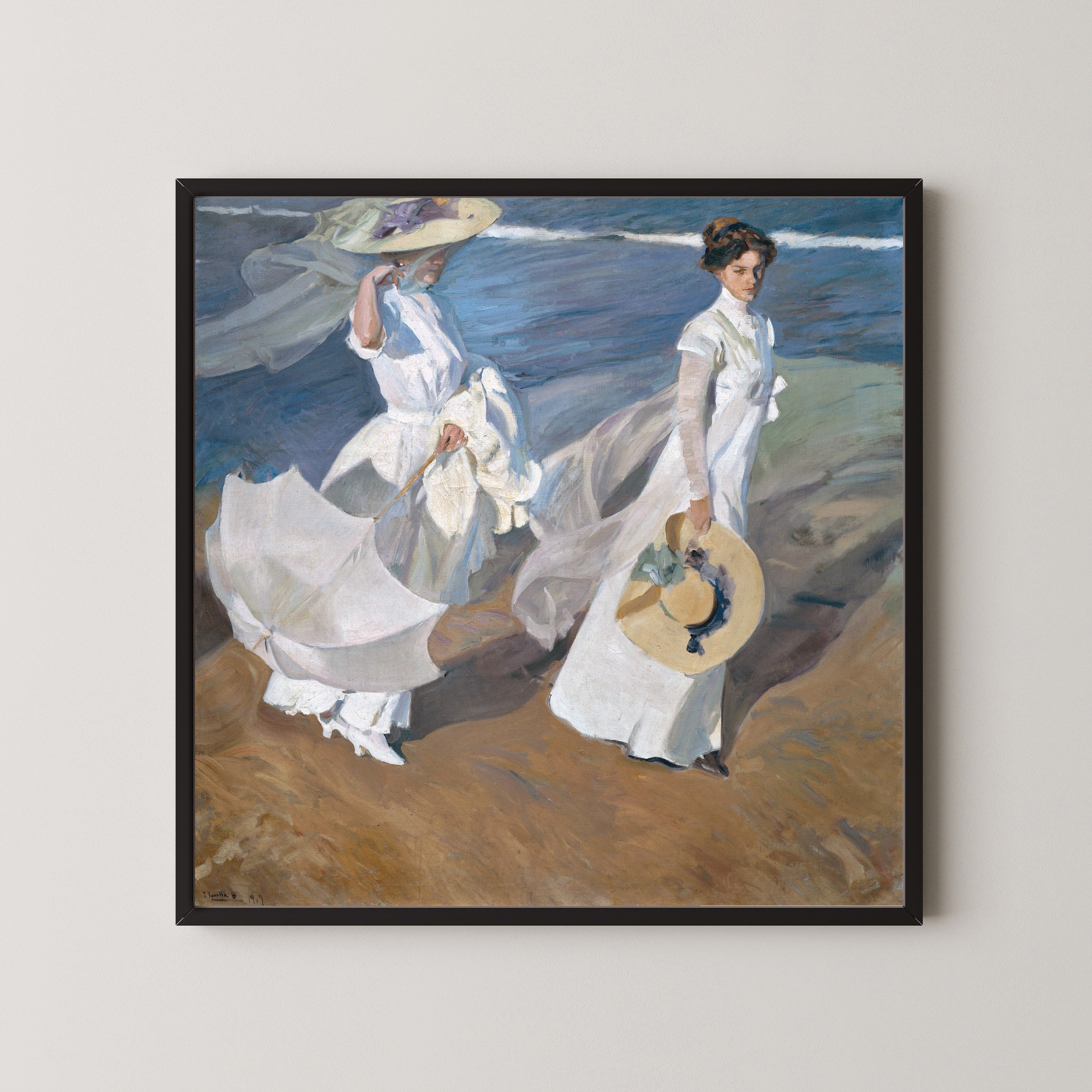 Joaquín Sorolla — Strolling along the Seashore | Fine Art Print