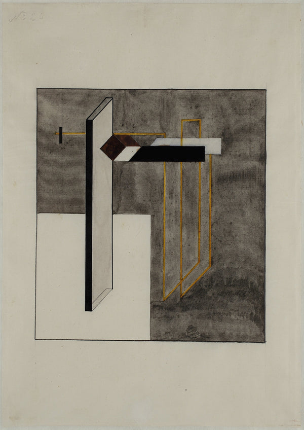 El Lissitzky — Study for Proun 4B | Constructivist Art Print