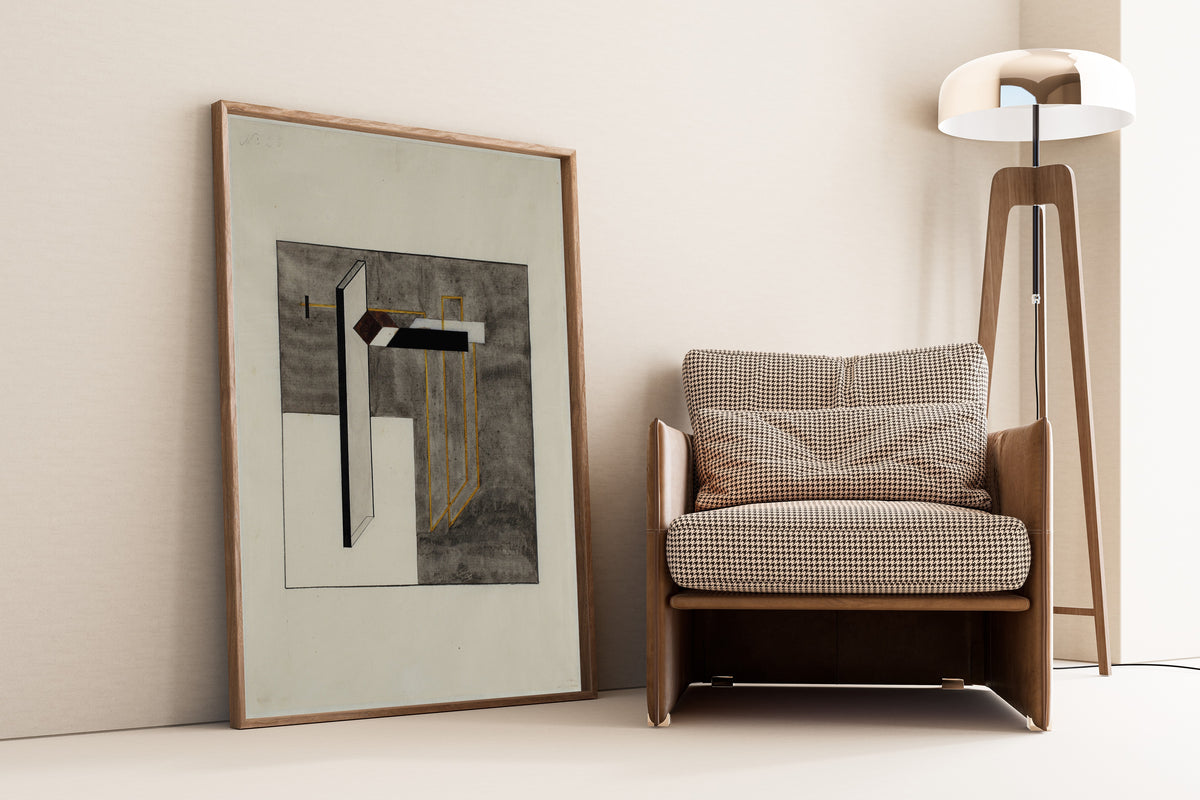 El Lissitzky — Study for Proun 4B | Constructivist Art Print