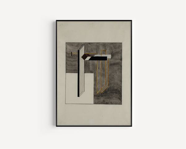 El Lissitzky — Study for Proun 4B | Constructivist Art Print