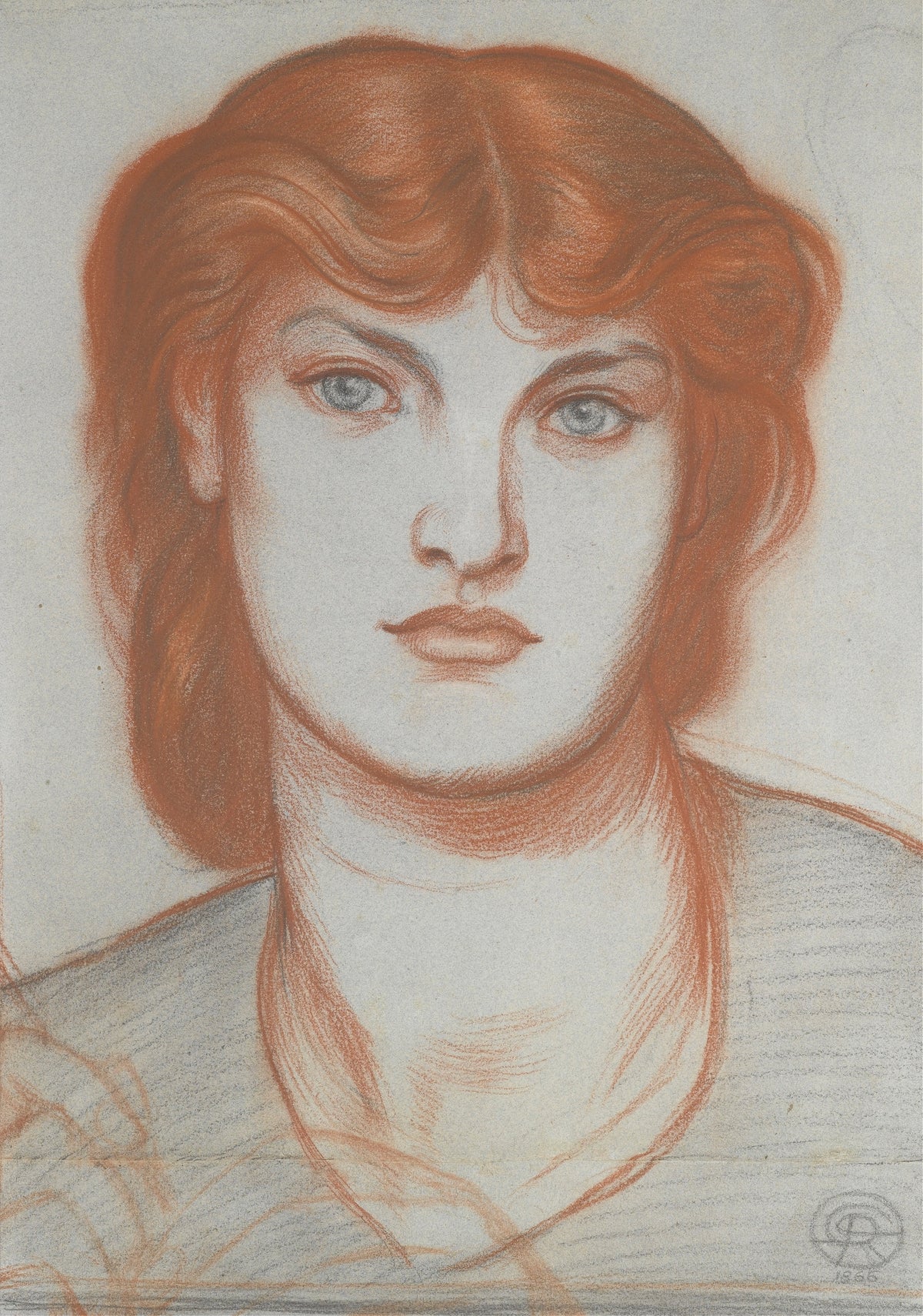 Dante Gabriel Rossetti — Study of Alexa Wilding for Regina Cordium | Pre-Raphaelite Art Print
