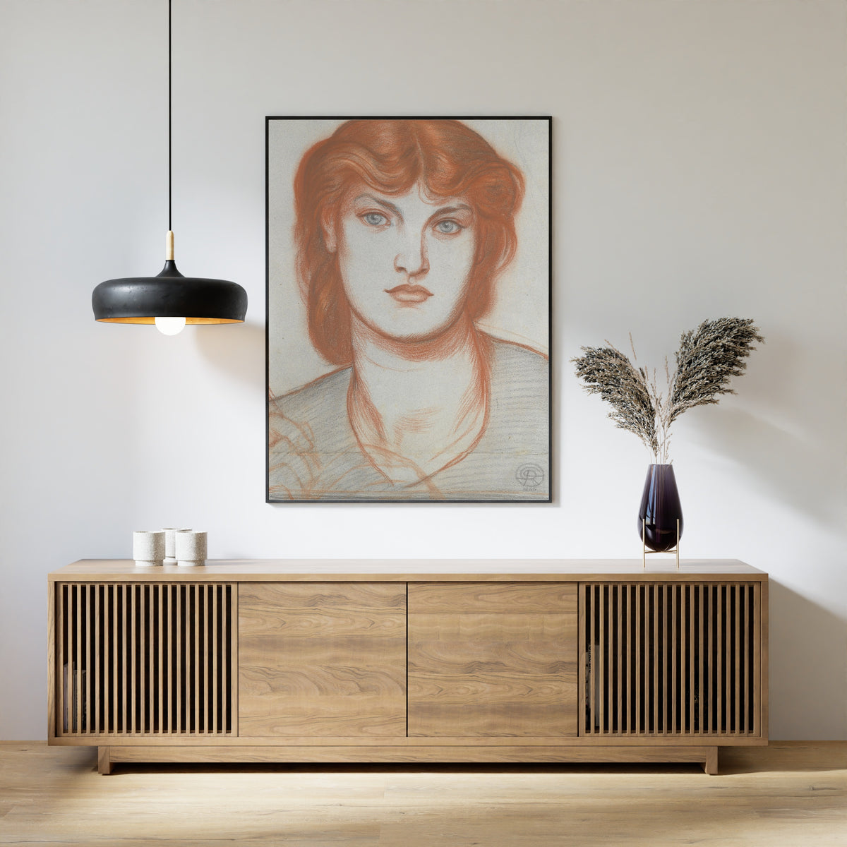 Dante Gabriel Rossetti — Study of Alexa Wilding for Regina Cordium | Pre-Raphaelite Art Print