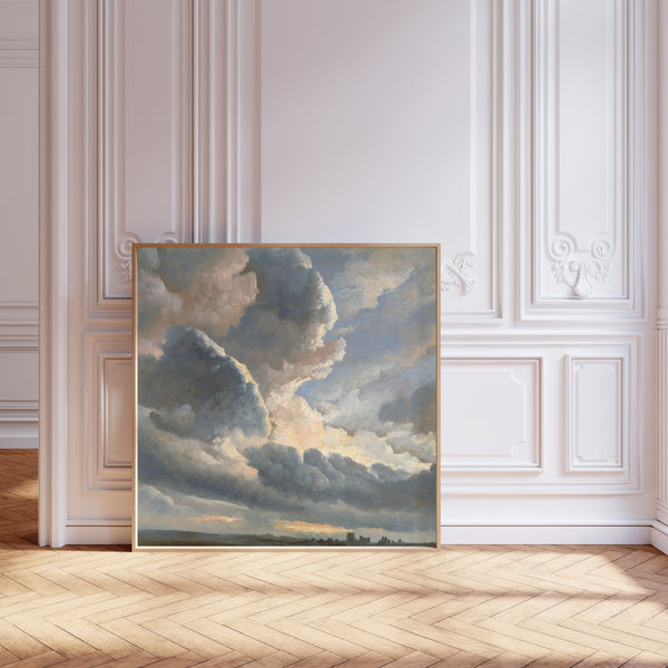 Simon Denis — Study of Clouds with a Sunset near Rome | Fine Art Print