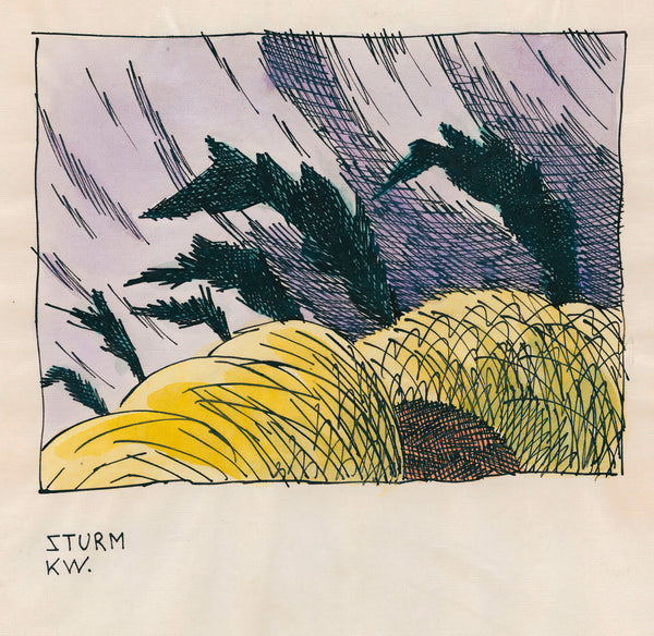 Karl Wiener — Sturm (Storm) | Modernist Landscape Print