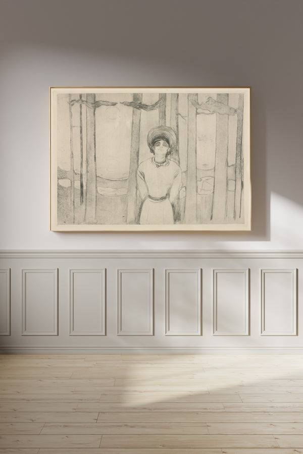 Edvard Munch — Summer Night (The Voice) | Expressionist Fine Art Print