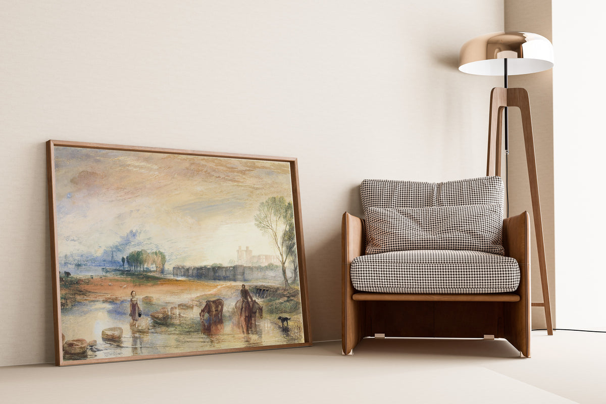 J.M.W. Turner — Sunset and Moonrise | Landscape Fine Art Print