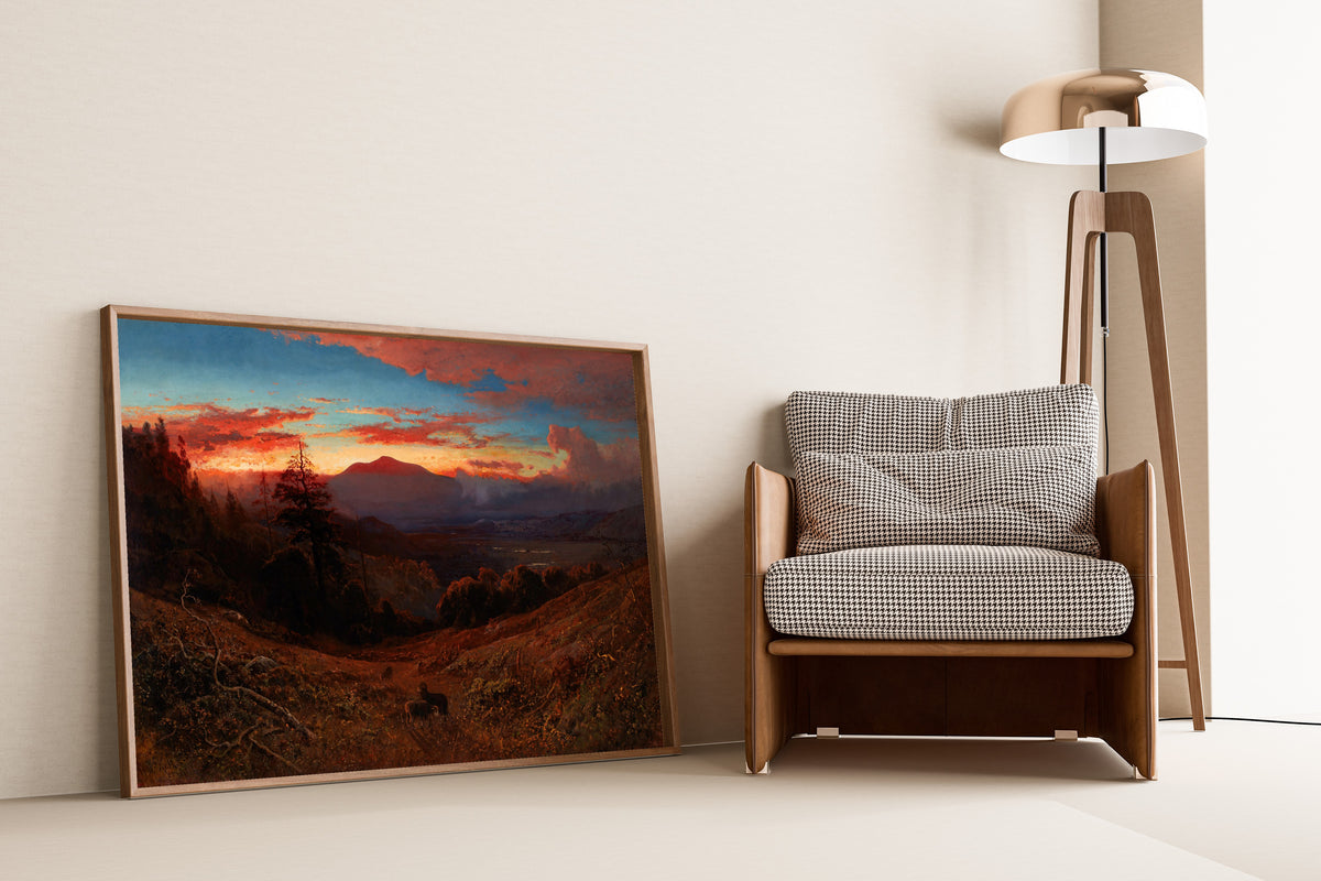 William Keith — Sunset on Mount Diablo (Marin Sunset) | Landscape Fine Art Print