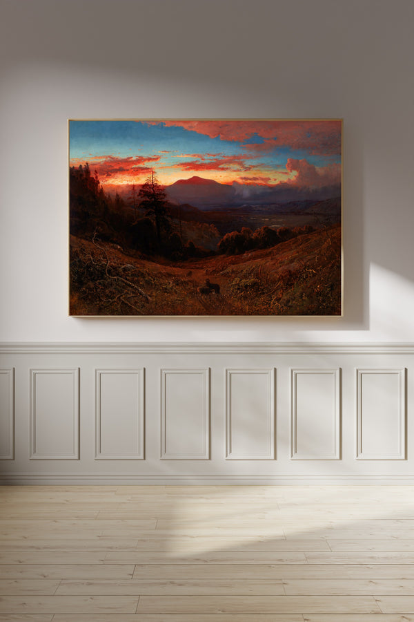William Keith — Sunset on Mount Diablo (Marin Sunset) | Landscape Fine Art Print