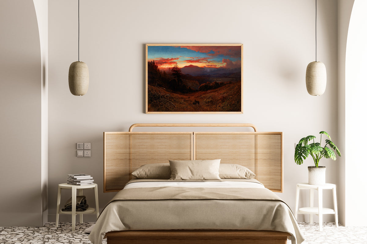 William Keith — Sunset on Mount Diablo (Marin Sunset) | Landscape Fine Art Print