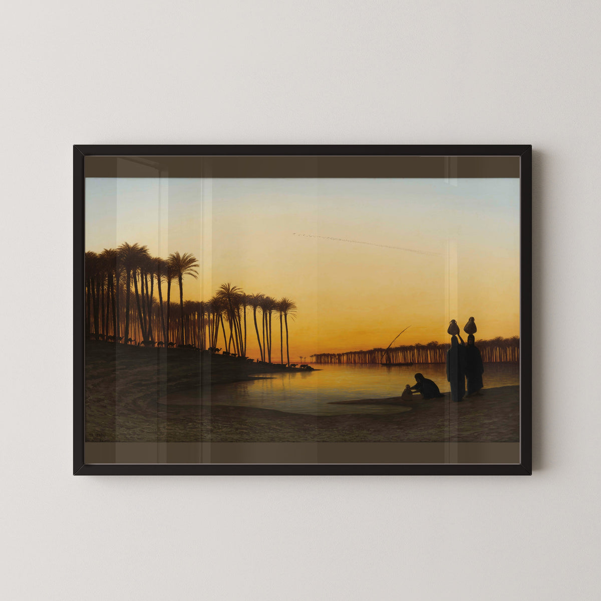 Charles-Théodore Frère — Sunset on the Nile | Fine Art Print