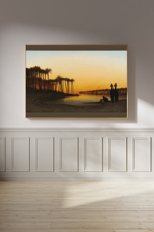 Charles-Théodore Frère — Sunset on the Nile | Fine Art Print