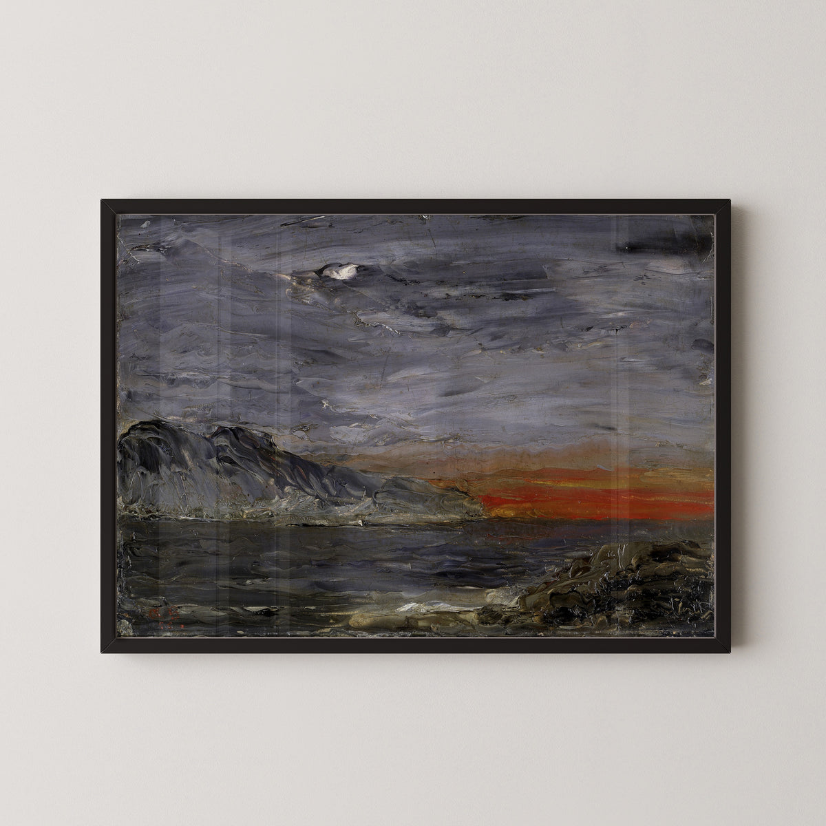August Strindberg — Sunset | Fine Art Print