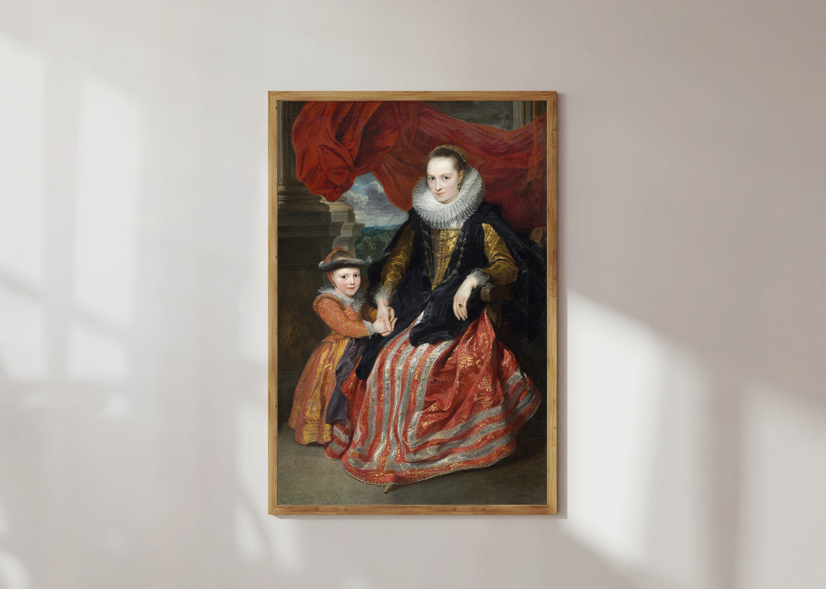 Anthony van Dyck — Susanna Fourment and Her Daughter | Fine Art Print