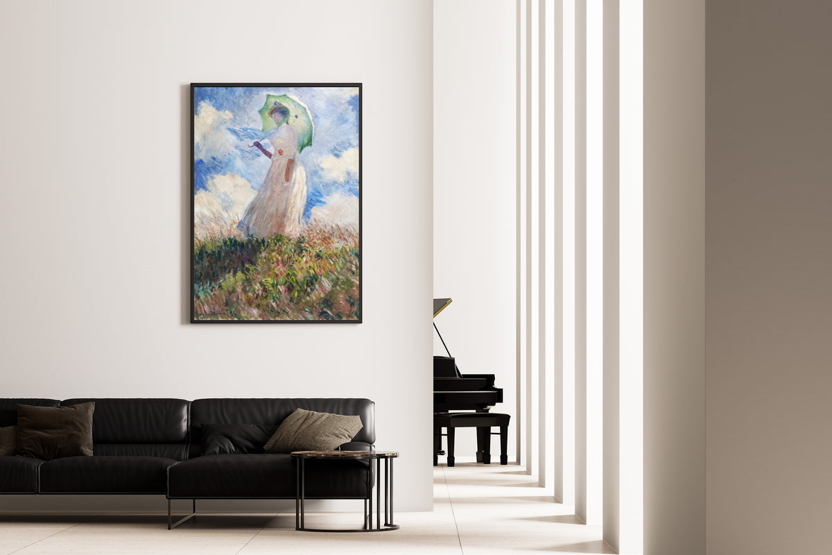 Claude Monet — Woman with a Parasol (Suzanne Hoschedé) | Fine Art Print