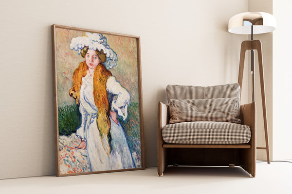 Louis Valtat — Suzanne Valtat au renard | Fine Art Print
