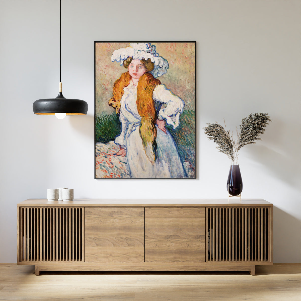 Louis Valtat — Suzanne Valtat au renard | Fine Art Print