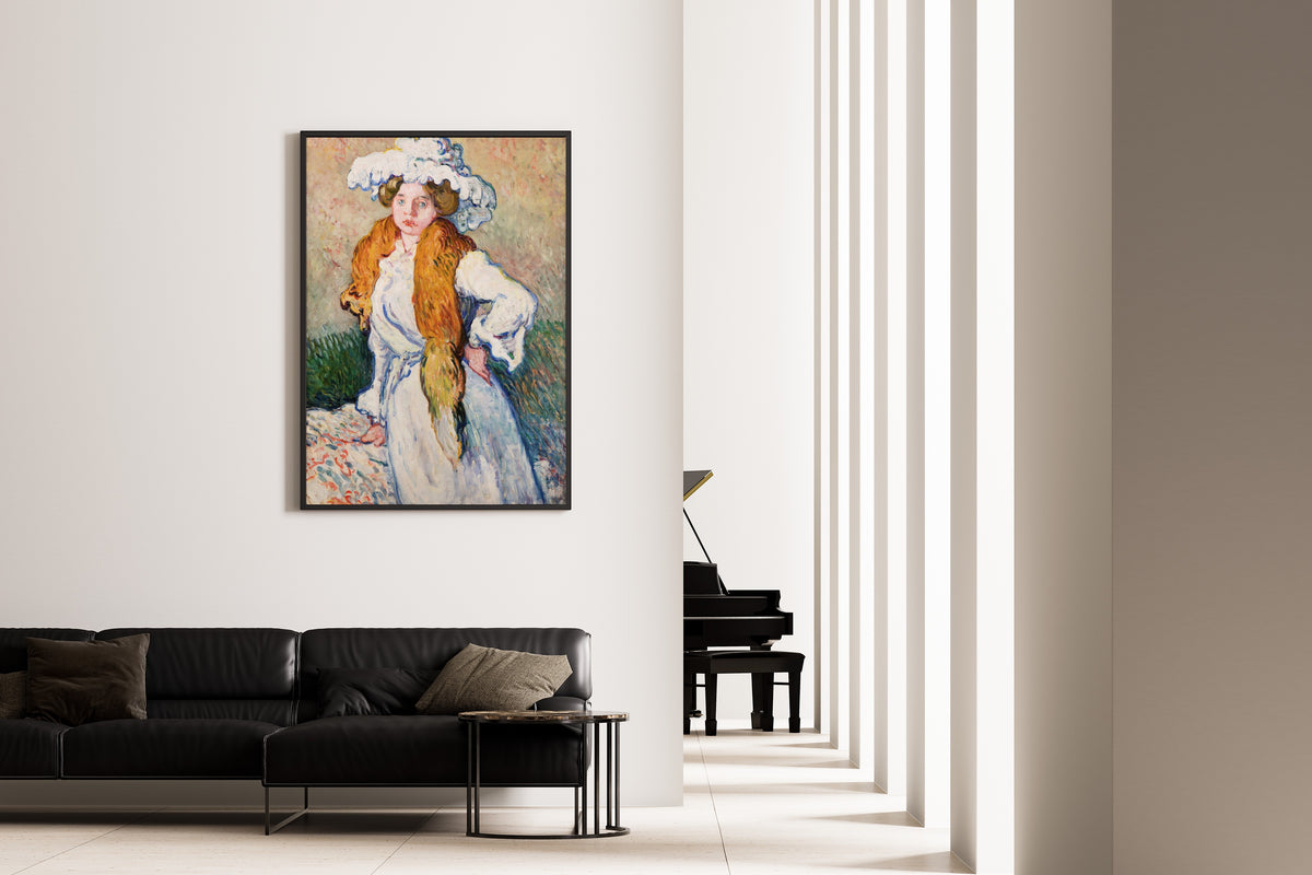Louis Valtat — Suzanne Valtat au renard | Fine Art Print