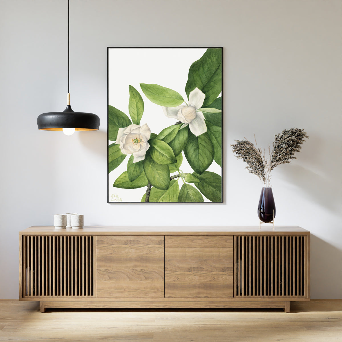 Mary Vaux Walcott — Sweetbay (Magnolia virginiana) | Natural History Print
